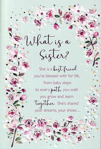 Picture of SISTER BIRTHDAY CARD